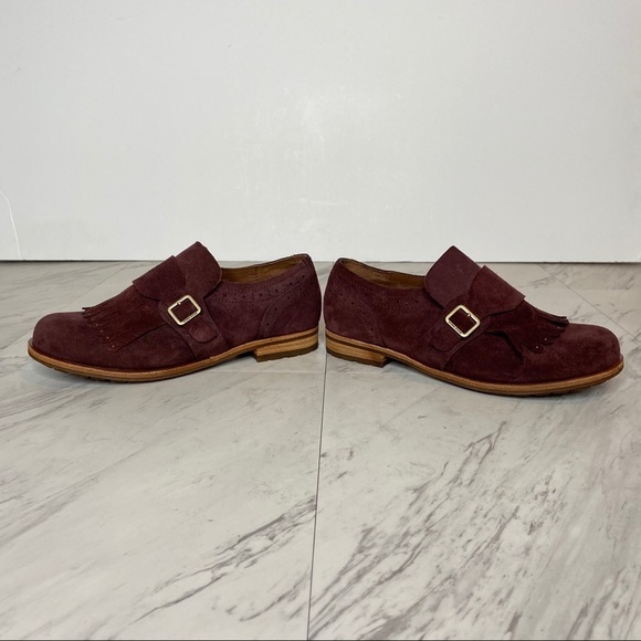 Kork Ease Bailee Kiltie Monk Strap Suede Shoe 7M - Picture 6 of 11